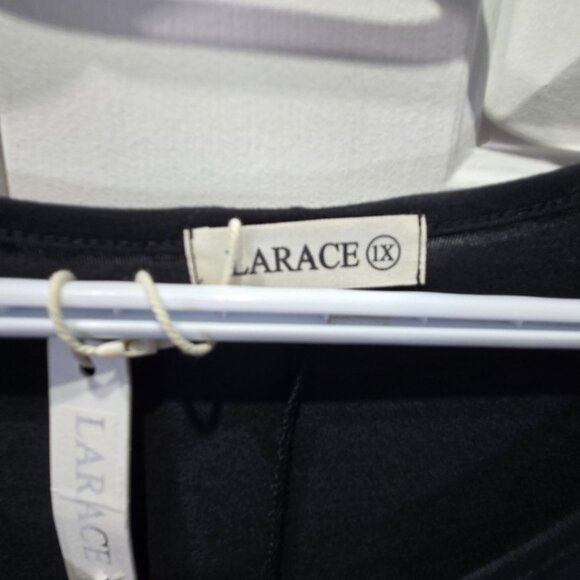 New Black Long Sleeve Flowy Casual Top – Size 1XL - Picture 5 of 7